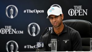 Nicest man in golf, Aaron Rai, keeps his prized Trophy at his Dad's house and gets set for Birkdale