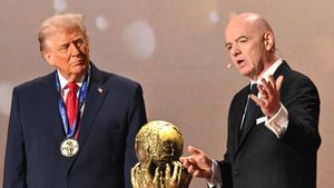 Donald Trump admits calling to FIFA Chief to Change Folarin Balogun Red Card, astonishingly attacks Referee