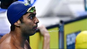 CWG 2026: Srihari Nataraj Storms Into 100m Backstroke Semis; Sajan Prakash Suffers Early Exit 