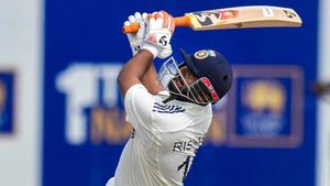 Rishabh Pant Joins Elite 100-Six Club in Trademark Style