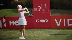 Hero Women's Indian Open: Chiara Tamburlini Leads as Pranavi Urs Battles Illness to Stay in Contention