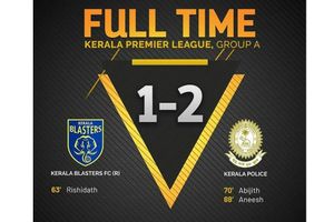 കെപിഎല്‍: കേരള പോലിസിനോട് തോറ്റ് ബ്ലാസ്‌റ്റേഴ്‌സ് സെമി കാണാതെ പുറത്ത്; സാറ്റ് അവസാന നാലില്‍
