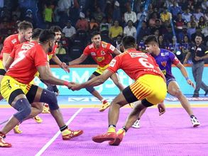 പ്രോ കബഡി ലീഗ്; ഡല്‍ഹിയുടെ കുതിപ്പിന് വിരാമമിട്ട് ഗുജറാത്ത്