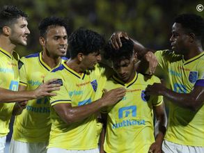 ISL: കൊച്ചിക്കു പിന്നാലെ ഹൈദരാബാദിലും ബ്ലാസ്റ്റേഴ്‌സിന് പിഴച്ചു, തുടരെ രണ്ടാം തോല്‍വി (1-2)