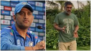 ഞങ്ങളുടെ ധോണി ഇങ്ങനെയല്ല... വയസന്‍ ലുക്കിലുള്ള ധോണിയെ കണ്ട് ഞെട്ടി ആരാധകര്‍