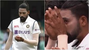 IND vs AUS: ദേശീയ ഗാനത്തിനിടെ 'കണ്ണീരണിഞ്ഞ്' മുഹമ്മദ് സിറാജ്, വീഡിയോ വൈറല്‍