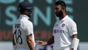INDvENG: സെഞ്ച്വറിക്കരികെ പുജാര, രോഹിത്തിനു ഫിഫ്റ്റി- ഇന്ത്യ പൊരുതുന്നു