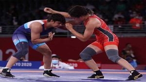 Olympics 2021: ഗുസ്തിയിലും ഇന്ത്യക്ക് തിരിച്ചടി, സോനം മാലിക് മംഗോളിയന്‍ താരത്തോട് തോറ്റു