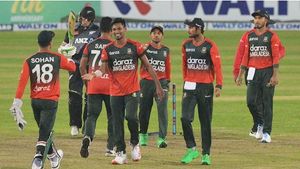 T20: വീണ്ടും ന്യൂസീലന്‍ഡിനെ തോല്‍പ്പിച്ച് ബംഗ്ലാദേശ്, ടി20 റാങ്കിങ്ങില്‍ ഓസീസിനെയും കടത്തിവെട്ടി