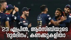 IPL 2022: 23 ഏപ്രില്‍, ആര്‍സിബിയുടെ 'ദുര്‍ദിനം', ഈ കണക്കുകള്‍ ട്വിറ്ററില്‍ വൈറല്‍