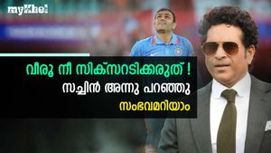 സിക്‌സറടിക്കരുതെന്ന് സച്ചിന്‍, 294ല്‍ നില്‍ക്കെ വീരുവിന്റെ കണ്‍ട്രോള്‍ പോയി!