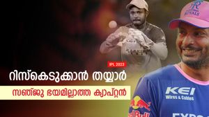 IPL 2023: കോച്ചേ, ക്യാച്ച്, ക്യാച്ച്; സങ്കയെ ഓര്‍മിപ്പിച്ച് സഞ്ജു, പൊട്ടിച്ചിരിച്ച് ടീമംഗങ്ങള്‍