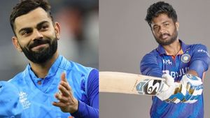 IND vs WI: കളിച്ചത് 12 ഇന്നിങ്‌സ്, സഞ്ജു ഇപ്പോള്‍ കോലിയേക്കാള്‍ മുന്നില്‍! ഞെട്ടിക്കുന്ന പ്രകടനം