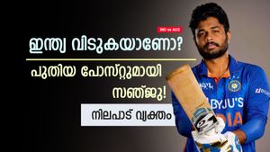 IND vs AUS: ഇത്തവണ ചിരി മാത്രമല്ല, നിലപാട് വ്യക്തമാക്കി സഞ്ജു! പോസ്റ്റ് വൈറല്‍