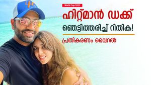 World Cup 2023: 6 പന്തില്‍ 0, രോഹിത്തിന്റെ പ്രകടനം കണ്ട് 'കിളിപോയി' റിതിക! അതിയ ഷെട്ടി ഹാപ്പി