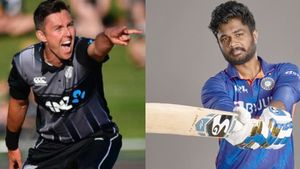 World Cup 2023: ബോള്‍ട്ടും സഞ്ജു ഫാന്‍! ത്രില്ലടിച്ച് ഫാന്‍സ്, സന്നാഹത്തിനിടെ ചെയ്തത് കണ്ടോ, വീഡിയോ