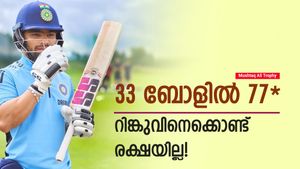 Mushtaq Ali Trophy: 18 ഓവറില്‍ 38 റണ്‍സ്, അടുത്ത രണ്ടോവറില്‍ 39! ഞെട്ടിച്ച് റിങ്കു, സൂപ്പര്‍ ഫിനിഷ്