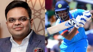 IND vs SA: സഞ്ജു എവിടെ? ചിത്രം ഒഴിവാക്കി ജയ് ഷായുടെ അഭിനന്ദന പോസ്റ്റ്! രൂക്ഷ വിമര്‍ശനം