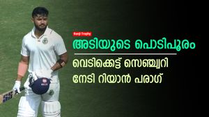 Ranji Trophy: ട്രോളന്മാര്‍ കാണൂ, വെടിക്കെട്ട് സെഞ്ച്വറി നേടി പരാഗ്- രാജസ്ഥാന്‍ റോയല്‍സ് ഹാപ്പി