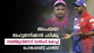 IPL 2024: അംപയറുടെ തീരുമാനം അന്തിമം, ബഹുമാനിക്കാന്‍ പഠിക്കൂ! സഞ്ജുവിനോട് ആംറെ- ട്രോള്‍