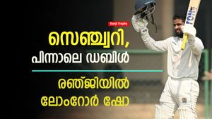  Ranji Trophy: 8 സിക്‌സറടക്കം ഡബിള്‍ സെഞ്ച്വറി, ഞെട്ടിച്ച് ലോംറോര്‍; മിന്നും ഫോമില്‍