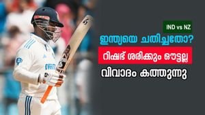 IND vs NZ: അംപയറിങ് ദുരന്തം!! റിഷഭ് ഔട്ടോ, നോട്ടൗട്ടോ? വന്‍ വിവാദം, ആരാധകരോഷം