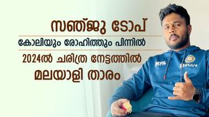 2024 സഞ്ജുവിന്റെ വര്‍ഷം, ടി20യില്‍ ഒന്നാമന്‍! കോലിയും രോഹിത്തും പിന്നില്‍; റിഷഭ് ഏഴയലത്തില്ല