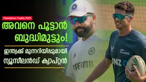 ചാമ്പ്യന്‍സ് ട്രോഫി: ഇന്ത്യയെ തകര്‍ക്കാന്‍ അവന്‍ മതി! സൂക്ഷിച്ചോ; മുന്നറിയിപ്പുമായി സാന്റ്‌നര്‍