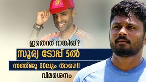 അഭിഷേക് ഹീറോ, വന്‍ ഫ്‌ളോപ്പായ സൂര്യക്കു 5ാം റാങ്ക്!! സഞ്ജു 34ല്‍, ഇതെങ്ങനെ ശരിയാവും?