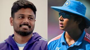 നെറ്റ്‌സില്‍ ഒറ്റപ്പെട്ട് നിരാശനായി വൈഭവ്, 'ചേട്ടനായി' സഞ്ജു, ചെയ്തത് ഇങ്ങനെ, വീഡിയോ വൈറല്‍