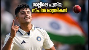 ഗാല്ലിൽ പത്ത് വിക്കറ്റ് നേട്ടം; ഇന്ത്യയുടെ പുതിയ സ്പിൻ മാന്ത്രികനായി മാനവ് സുതാർ വളരുന്നു