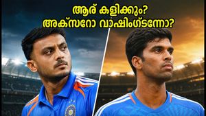 അഫ്ഗാനിസ്ഥാനെതിരെ ആര് കളിക്കും? അക്‌സർ പട്ടേലോ വാഷിംഗ്ടൺ സുന്ദറോ? ഇന്ത്യയുടെ പ്ലേയിംഗ് ഇലവനിൽ നിർണായക തീരുമാനം!