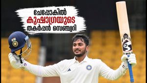 ചേപ്പോക്കിൽ കുഷാഗ്ര ഷോ! ദുലീപ് ട്രോഫി ഫൈനലിൽ തകർപ്പൻ സെഞ്ച്വറിയുമായി യുവതാരം