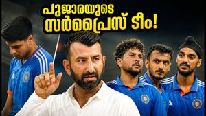 ലഖ്‌നൗ ടി20: സർപ്രൈസ് ടീം പ്രഖ്യാപിച്ച് പൂജാര; വൈഭവിനെ ഒഴിവാക്കി, സഞ്ജുവും അഭിഷേകും ഓപ്പണർമാർ