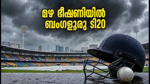 ബംഗളൂരു ടി20: മഴ ഭീഷണിയിൽ ഇന്ത്യ-വെസ്റ്റ് ഇൻഡീസ് പോരാട്ടം; ഡിഎൽഎസ് നിയമങ്ങൾ കളി മാറ്റുമോ?