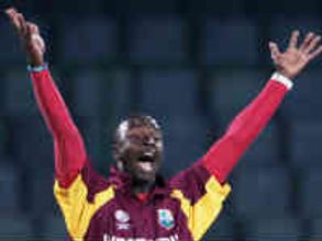 రోచ్ హ్యాట్రిక్, నెదర్లాండ్‌పై 215 పరుగులతో వెస్టిండీస్ ఘన విజయం