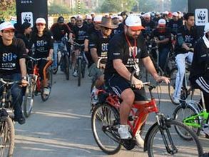 కాలుష్యం లేని ప్రపంచం కోసం 'ఆచార్య సైక్లో‌థాన్'