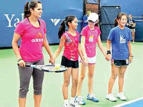 సానియా మిర్జా @యేల్ యూనివర్సిటీ క్యాంపస్‌