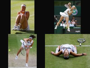 పిక్చర్స్: వింబుల్డన్ ఫైనల్లో కొత్త భామల మధ్య పోటీ