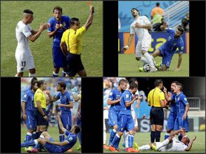 ఫిఫా కప్: ఇటలీ ఆటగాడ్ని కొరికేసిన సురెజ్(పిక్చర్స్)