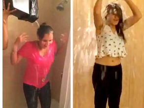 సానియా, హాన్సిక..: నీళ్లు పోసుకున్నారిలా! (పిక్చర్స్)