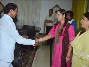 కెసిఆర్ ప్రోత్సాహంతోనే గెలిచా: సానియా మీర్జా