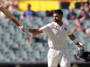 కెప్టెన్‌గా తొలి టెస్టు: హాజారే, గవాస్కర్ సరసన విరాట్ కోహ్లీ శతకం.. ధోనిని అధిగమించాడు