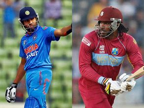 రోహిత్ శర్మ రెండు డబుల్ సెంచరీలే నాకు స్ఫూర్తి: క్రిస్ గేల్