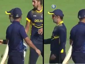 తగ్గని కోపం: ధోనీతో చేతులు కలపని గంభీర్