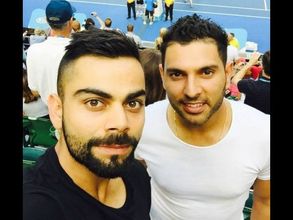 క్యాన్సర్‌కు ఇదే ఆయుధం: యువీకి కోహ్లీ, శర్మ సపోర్ట్