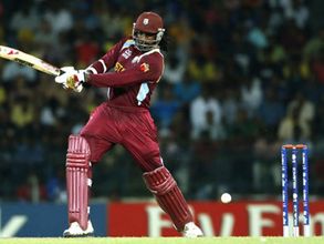గేల్ సిక్స్‌ల మోత: ఇంగ్లాండుపై వెస్టిండీస్ విజయం