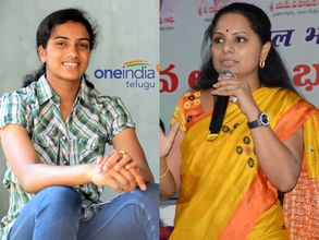 సింధు గెలిస్తే బంగారు బోనం: ఎంపీ కవిత, ‘రాట్నాలమ్మ’కు రమణ పూజలు