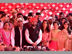 రెజ్లర్ గీతా ఫొగట్ పెళ్లి వేడుకలో అమీర్ ఖాన్ (ఫోటోలు)