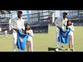 12th Man: కోహ్లీ చేతుల మీదుగా చిన్నారికి జెర్సీ